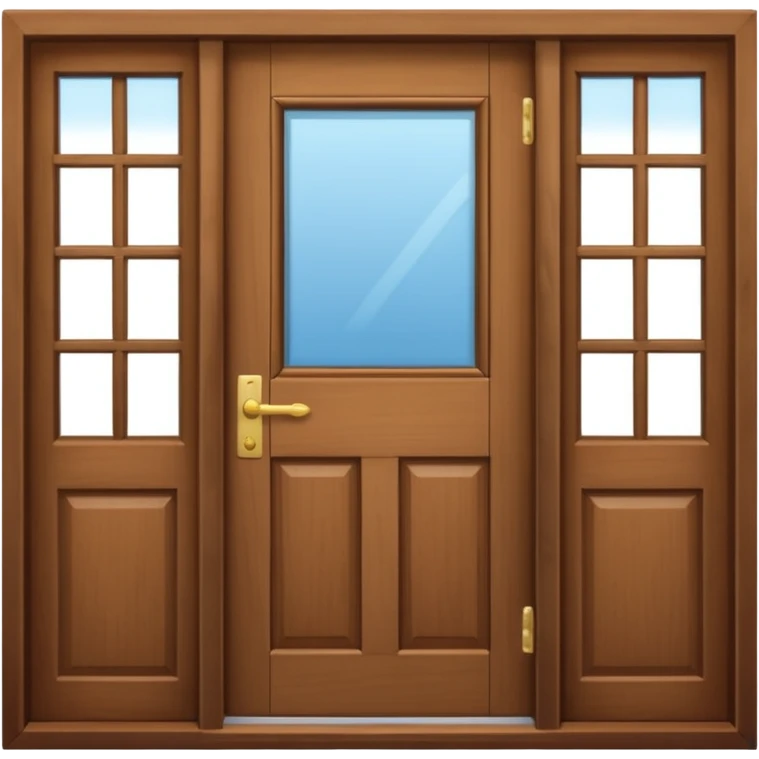 Door with clear window emoji