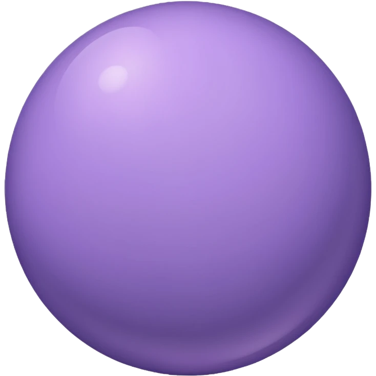 lavender sphere emoji