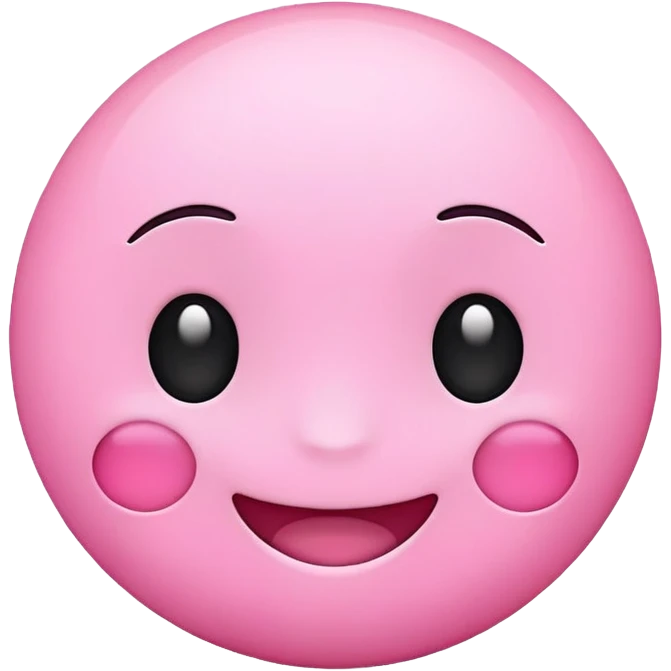Cute pink emoji emoji