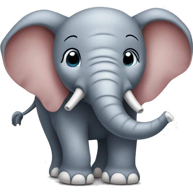Elephant making sounds emoji