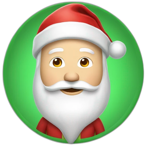 elon musk as santa claus emoji