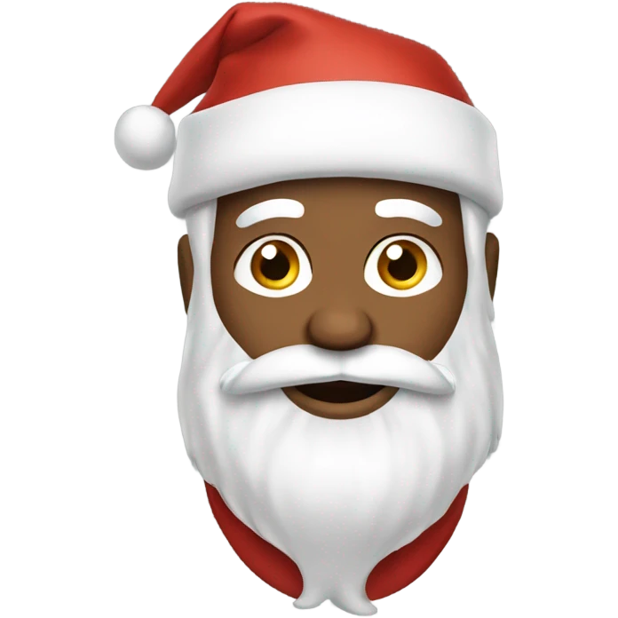white santa emoji