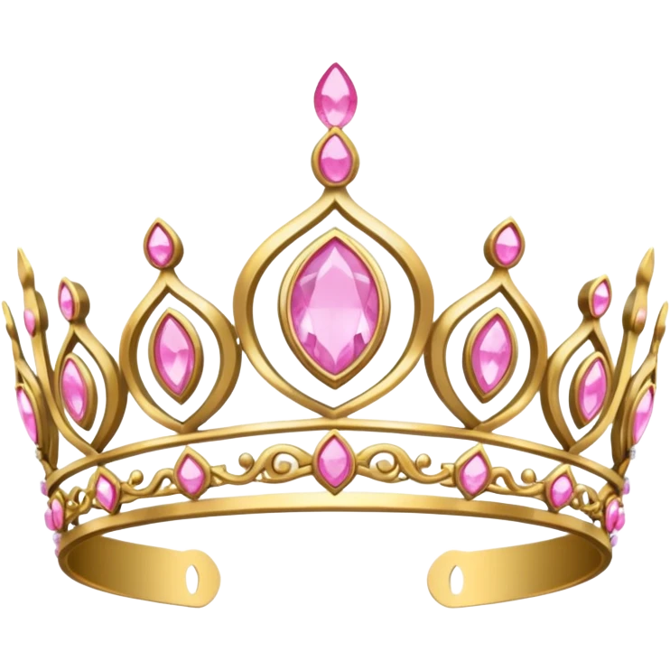 pink tiara emoji