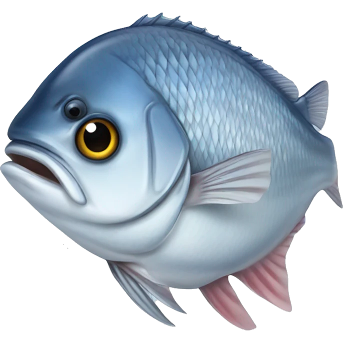Blue ice bream emoji