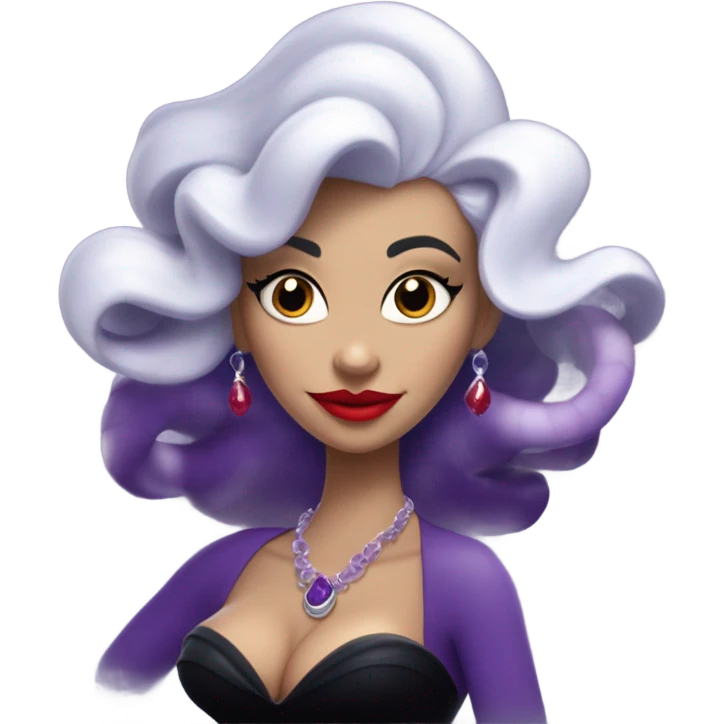 Ursula vilans of the Disney emoji
