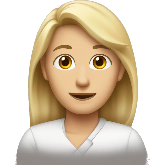 девушка с каре графический дизайнер emoji
