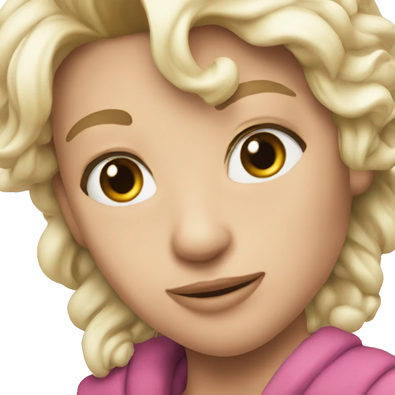 Розовые перчатки emoji
