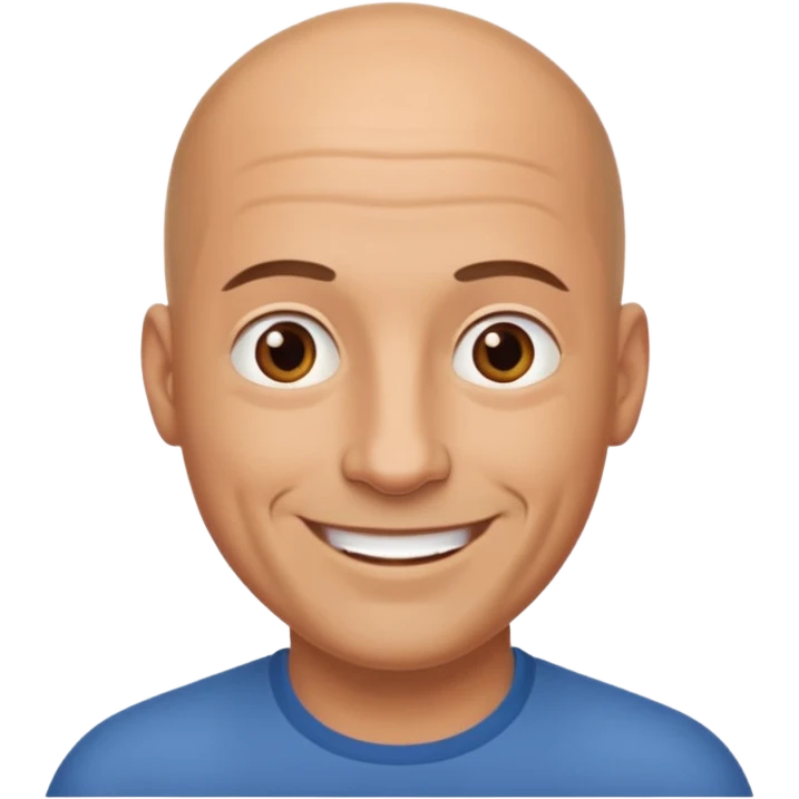 Bald dad emoji
