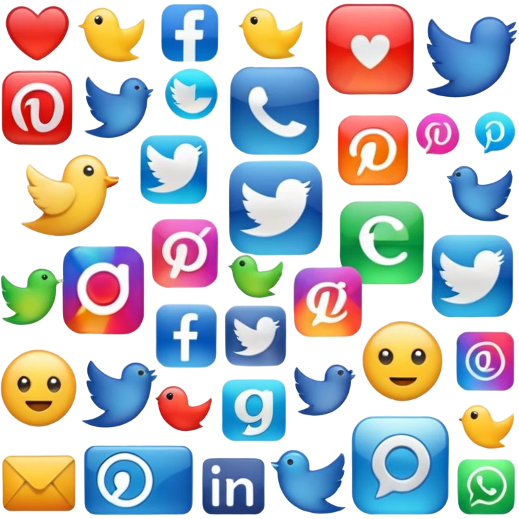 Redes sociales emoji