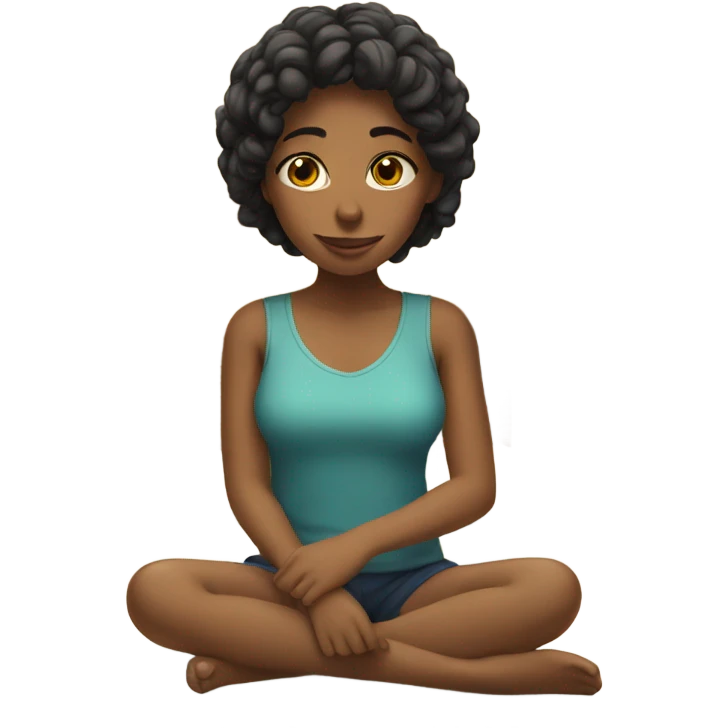 Girl Relaxing  emoji