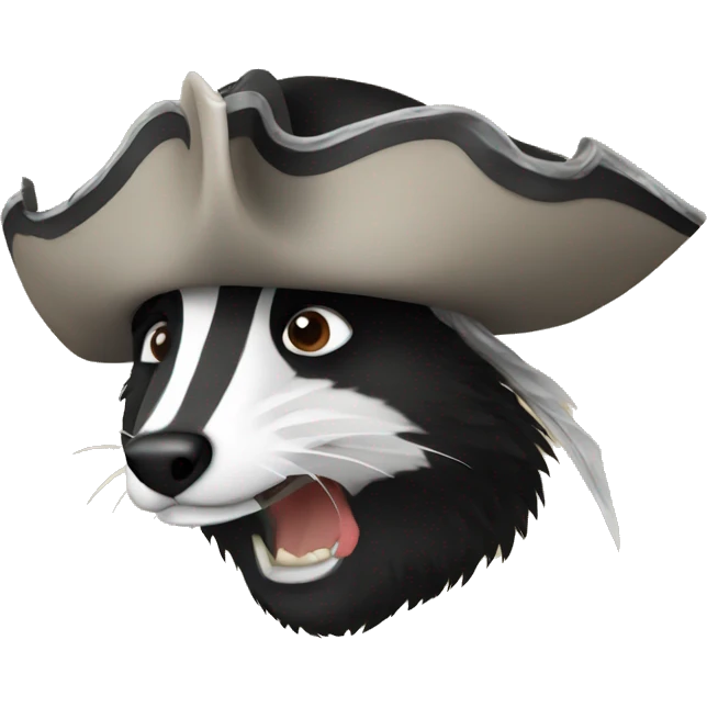 Pirate Badger  emoji