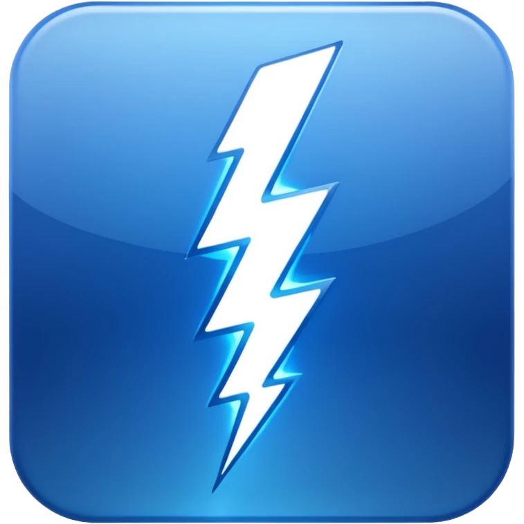blue sorayama gradient chrome plasma energy lightning emoji