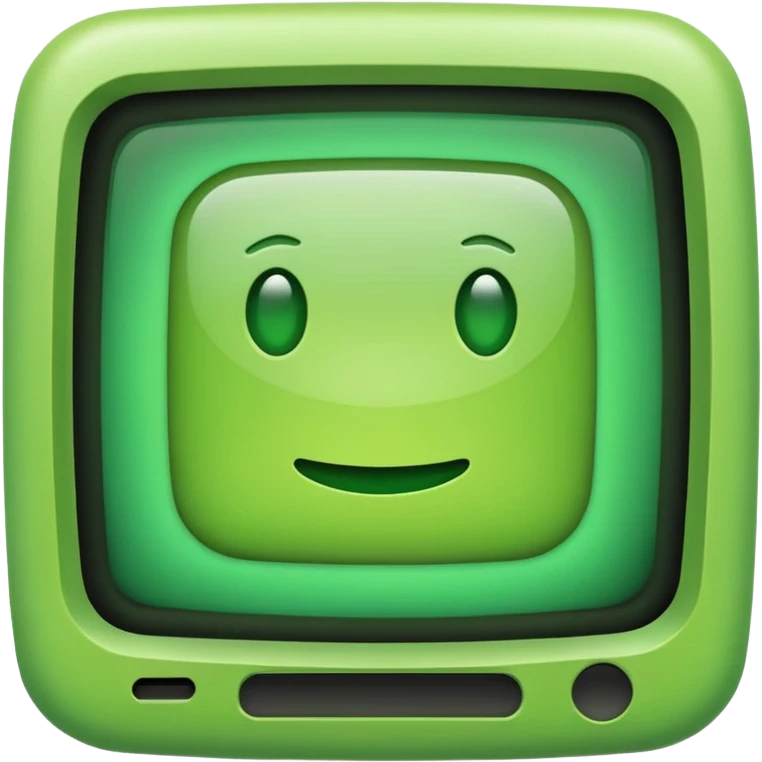 green monitor emoji