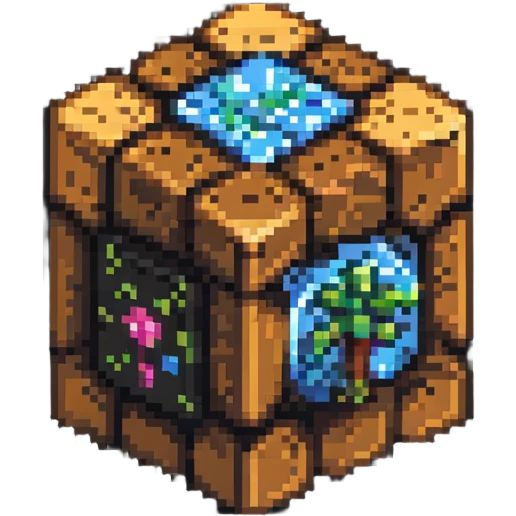 minecraft wood block emoji