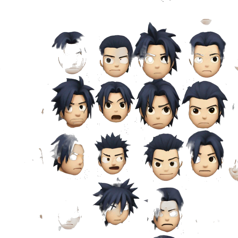 Sasuke face emoji
