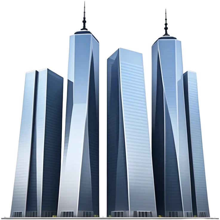 6 world trade centre towers emoji
