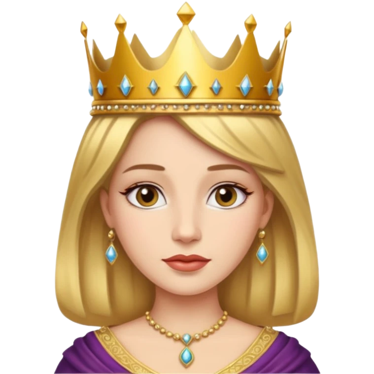 beautiful queen emoji
