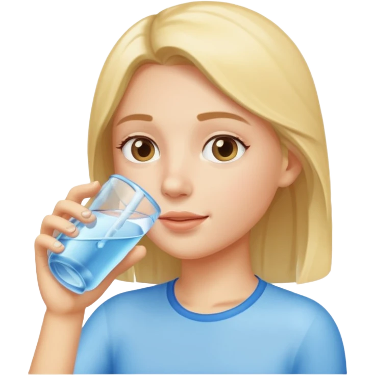 drinking water emoji