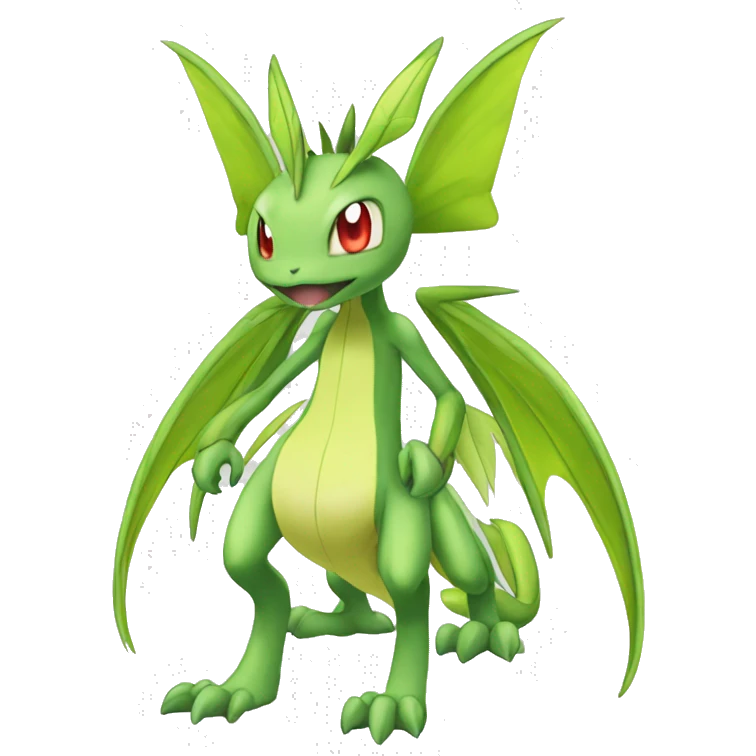  Sceptile-Scyther-Celebi-Flygon-Fakemon full body emoji