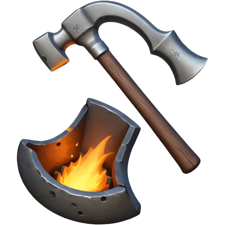 axe forging emoji