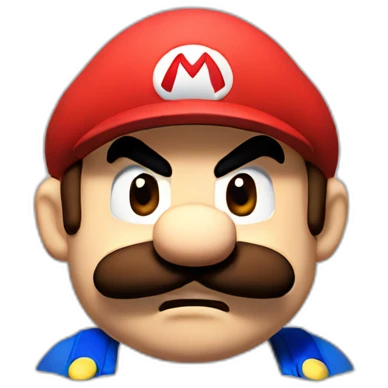 Angry Mario emoji