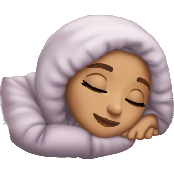 Ariana Grande sleeping emoji