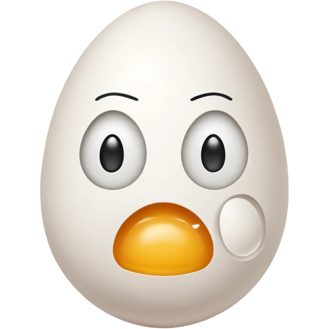 sad egg with thumbs down emoji