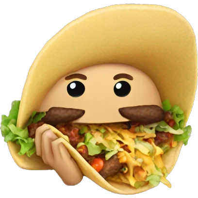 eating tacos  emoji