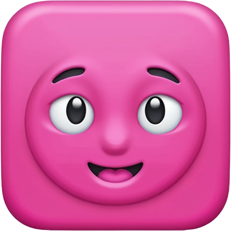 Pink emoji