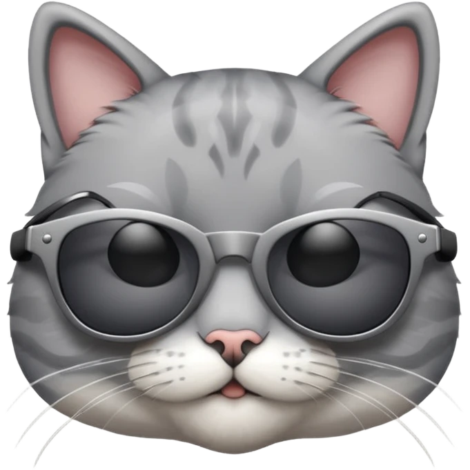 Cat wearing sunglasses emoji