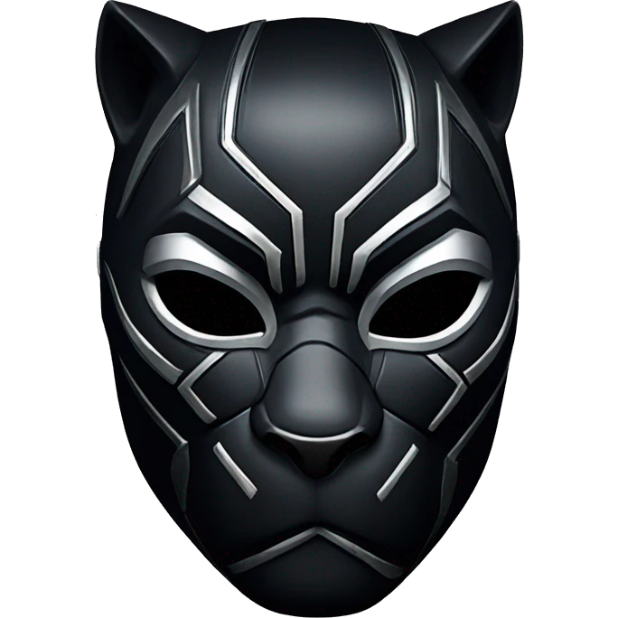 black panther mask emoji