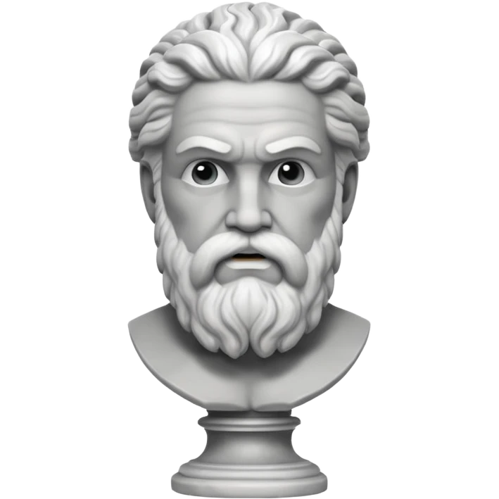 Bust of Zeus emoji