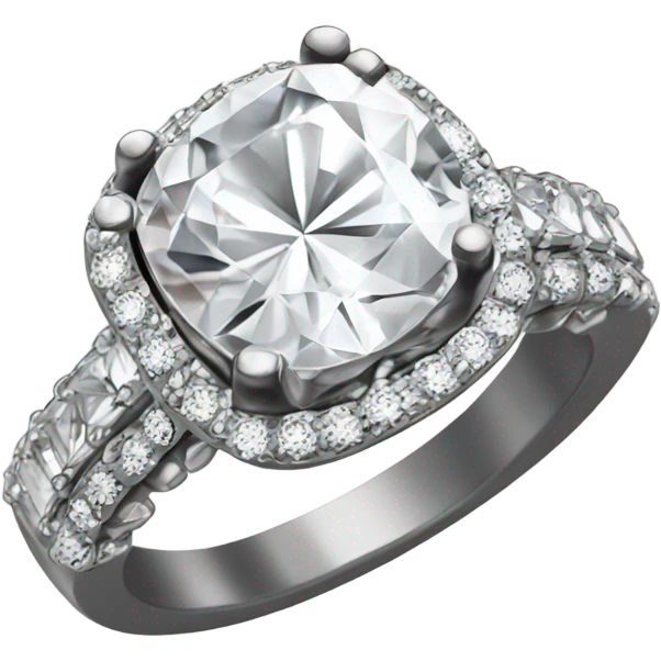 wedding ring with diamond emoji