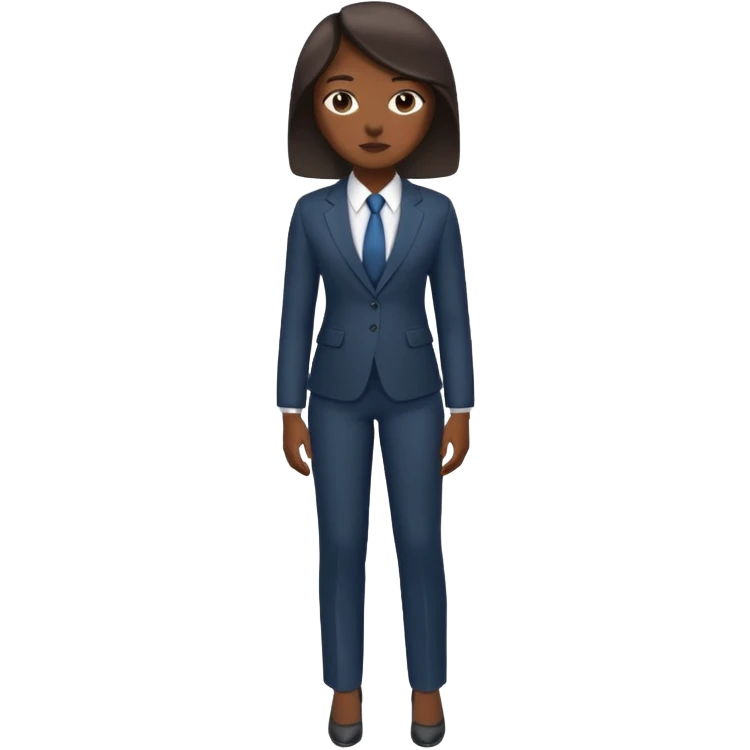 Kemi Badenoch, full body, standing emoji