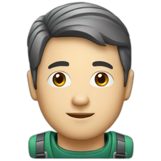 Asian Computer Research Engineer emoji