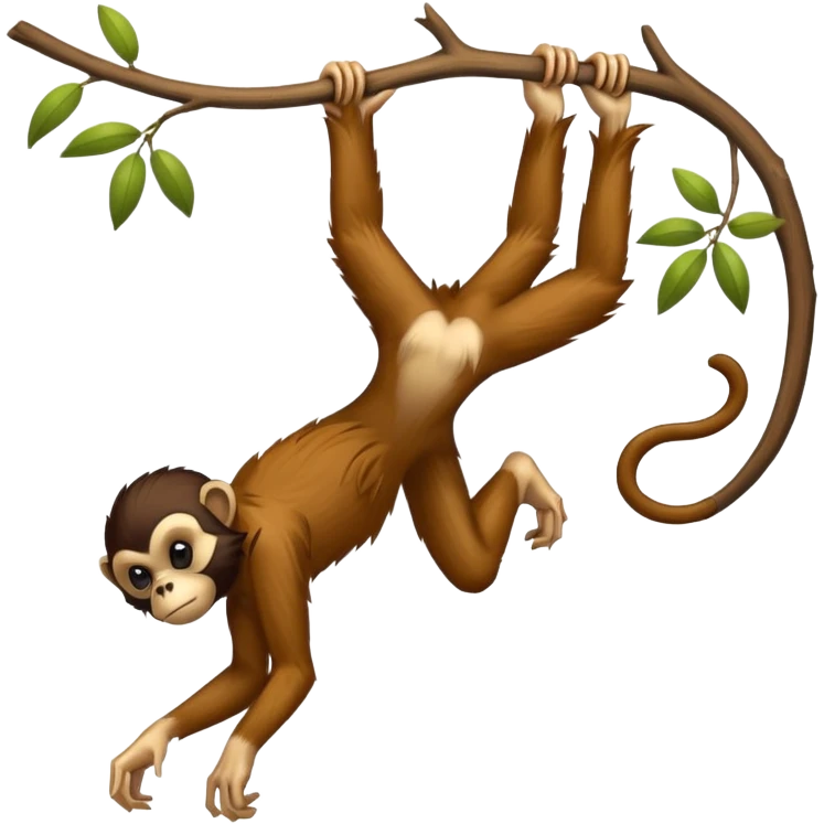Spider monkey emoji