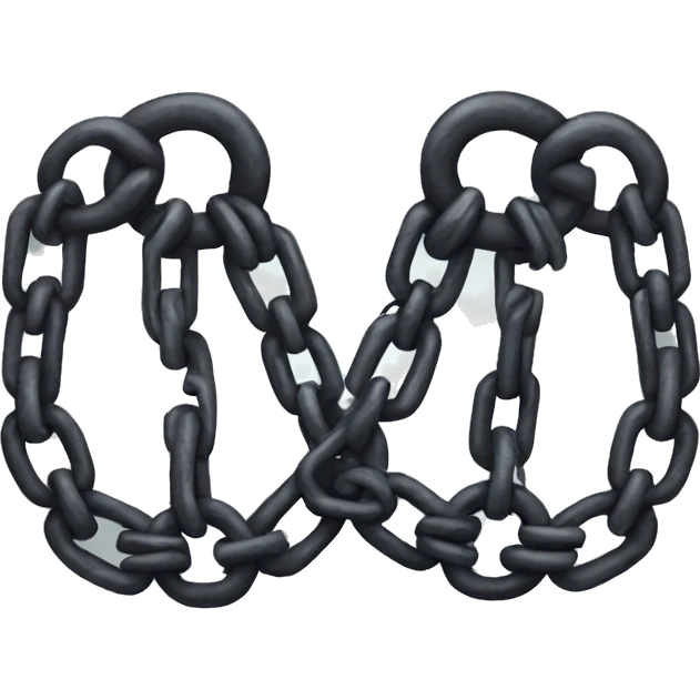 Dark arms chained  emoji