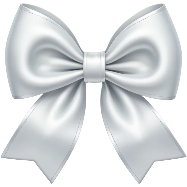 White bow emoji