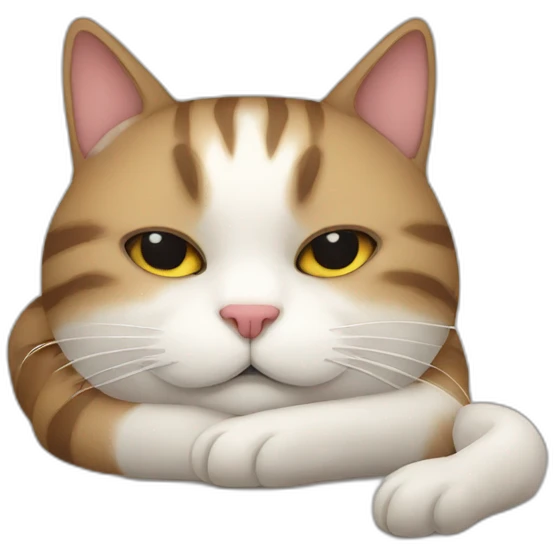 cat snore emoji