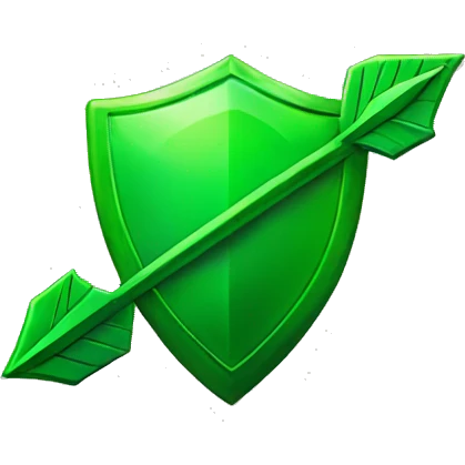 green arrow up boost badge emoji