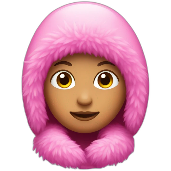 Pink eskimo emoji