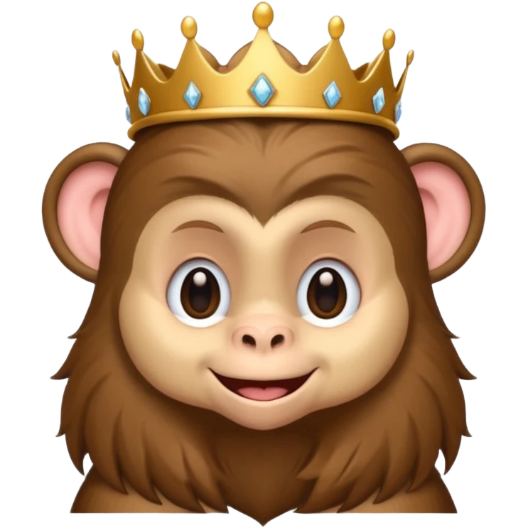 Princess monkey emoji