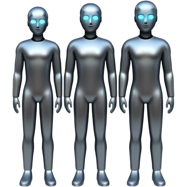 AI letters above three human silhouettes emoji