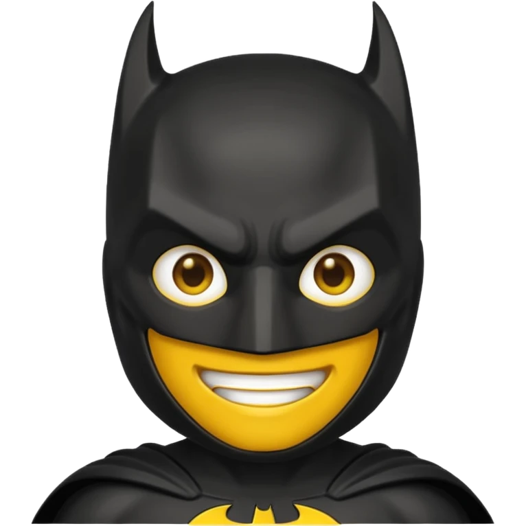 Make a emoji of batman emoji