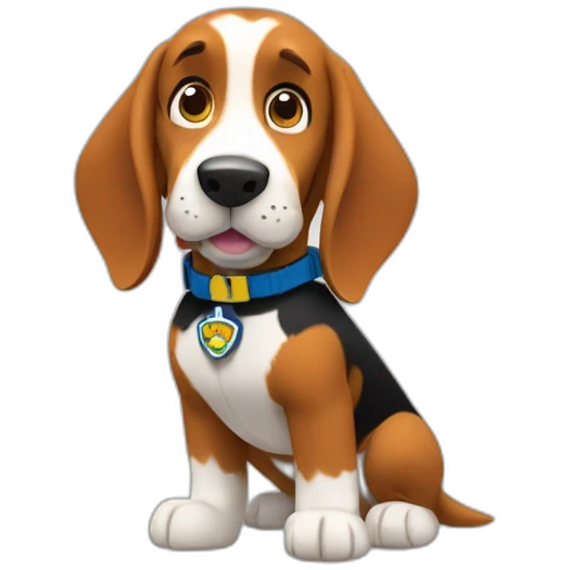 paw patrol basset emoji