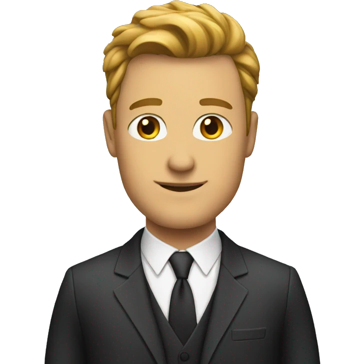 a man in suit emoji