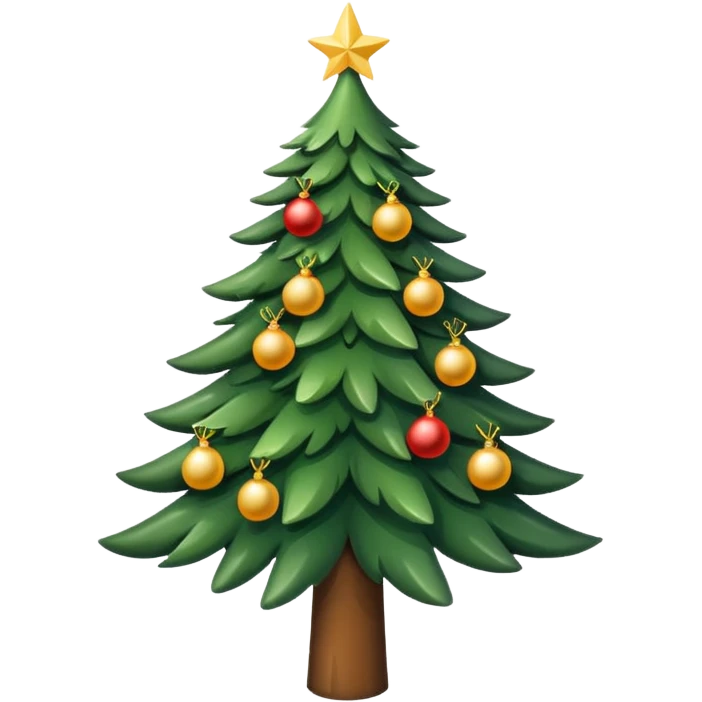 Christmas tree market emoji