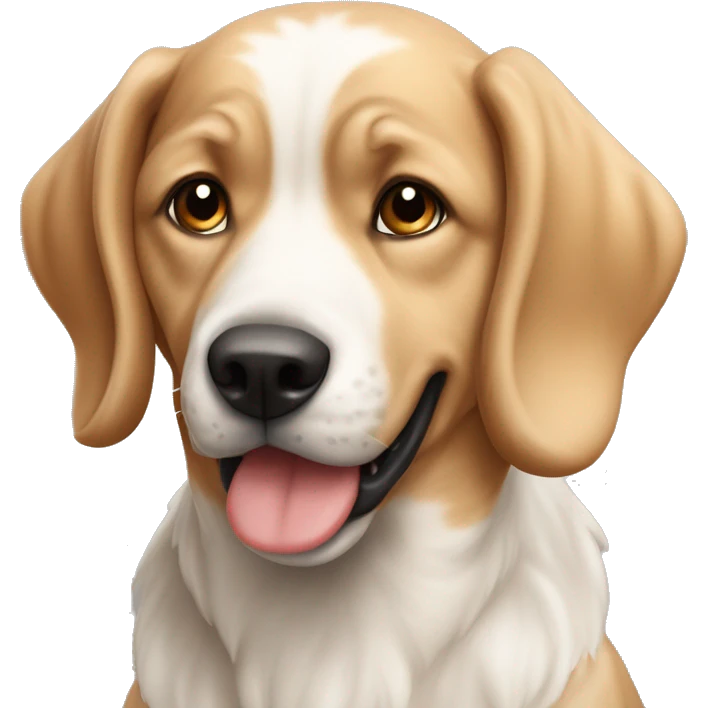 génère moi un chien qui grandit 8 fois ( donc 8 chiens cote a cote )  emoji