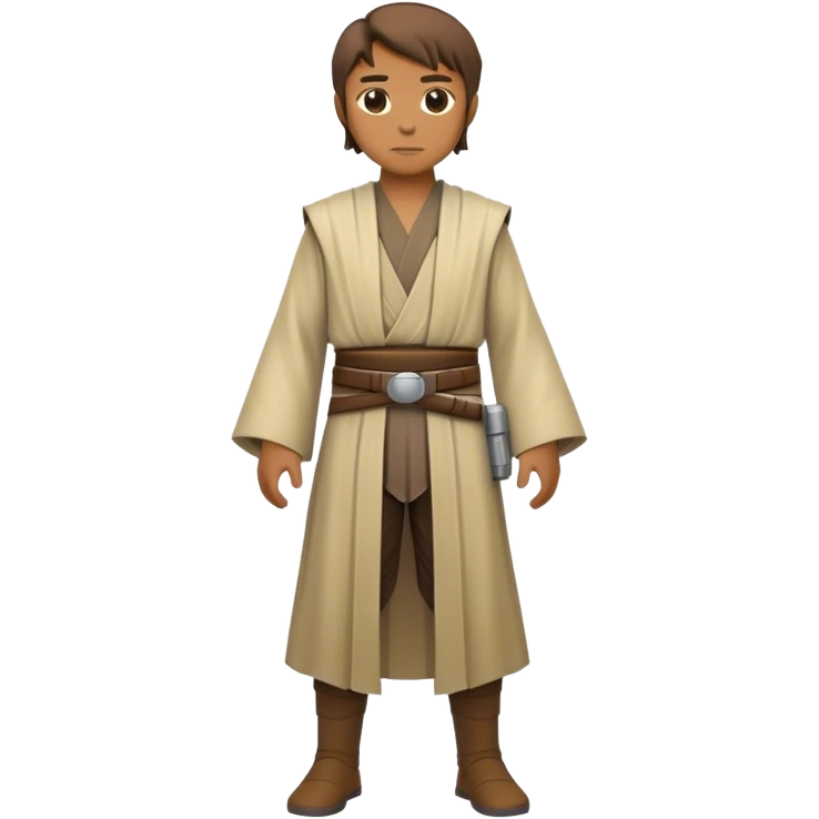 Jedi outfit fullbody emoji