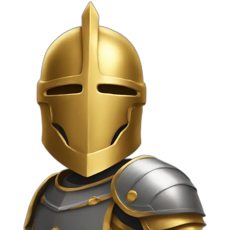gold knight emoji